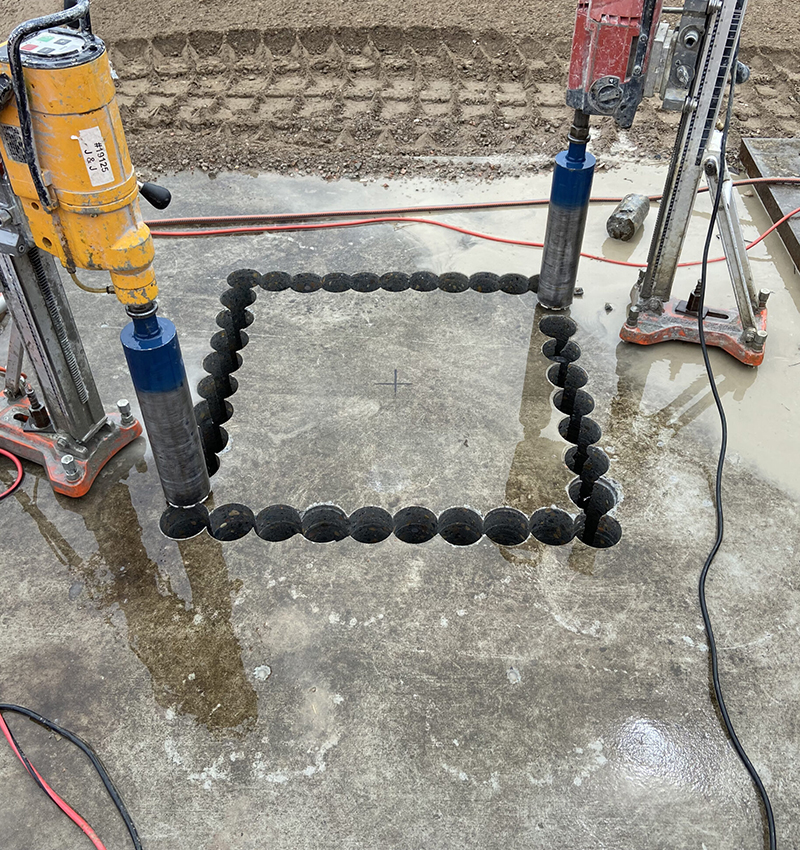 Karot İle Beton Kesme